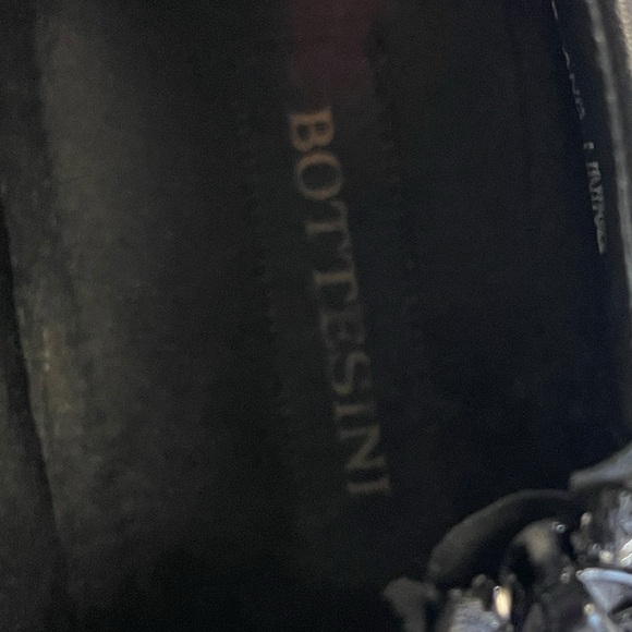 BOTTESINI MEN’S BLACK LEATHERMID RISE DRESS SHOE - SIZE 9 - EUC! - Picture 12 of 13